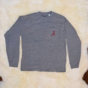 University of Alabama Gray Long Sleeve Tee